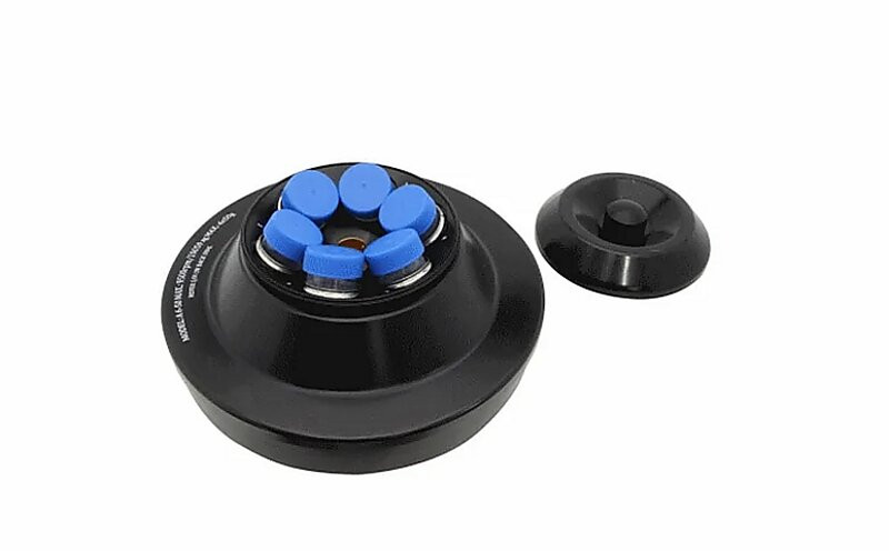 Rotore ad angolo fisso A 6-50 HIGH SPEED(6 provette da 50)fornito di coperchio.