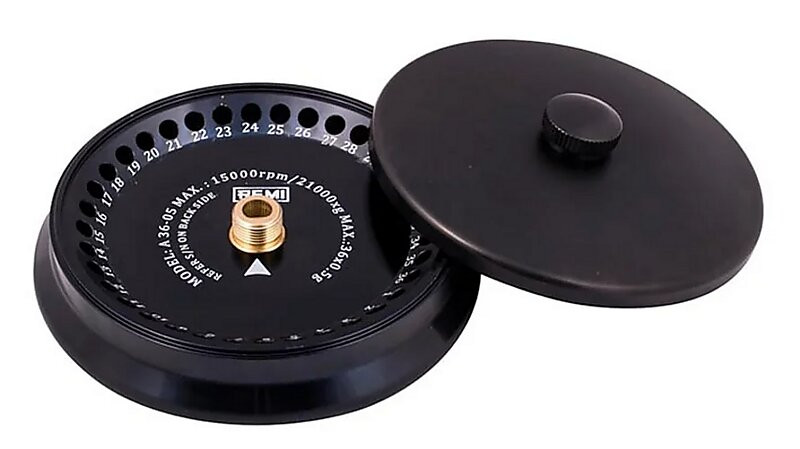 Rotore ad angolo fisso A 36-05 (36 microprovette da 0,5 )fornito di coperchio. per NEYA 16-16R